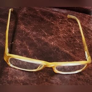 Anne Klein Yellow Glasses